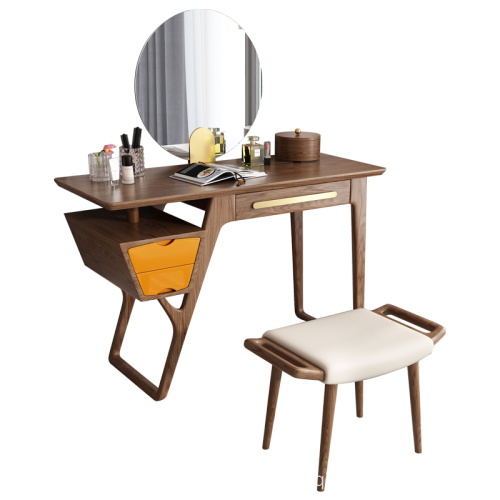 luxury bedroom furniture makeup table with Mirror